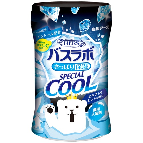 白元アース　ＨＥＲＳ　バスラボボトル　スペシャルクール　エキストラミント香り　５００ｇ　１本1