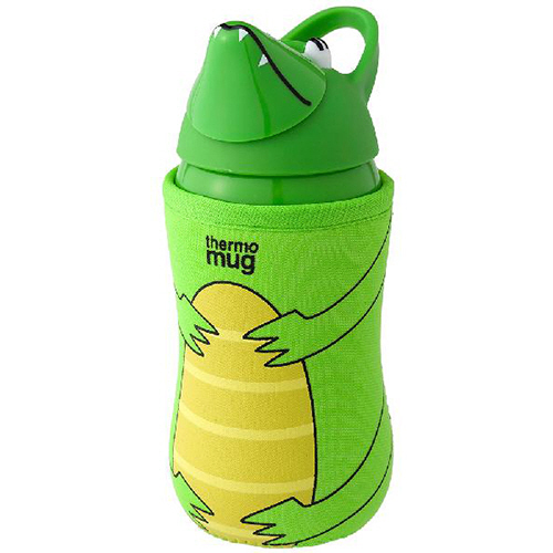 サーモマグ　アニマルボトル　３８０ｍｌ　グリーン　ＡＭ１８－３８　１個