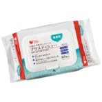 オオサキメディカル　プラスハート　口腔ケア用ウエットシート　マウスティシュー　フタ付　無香料　１パック（６０枚）