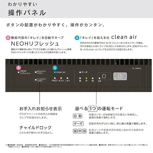 ダイニチ工業　ハイブリッド式空気清浄機　ホワイト×ブラウン　ＣＬ－ＨＢ９２４－ＷＴ　１台10