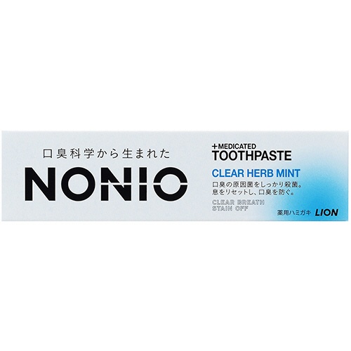 ライオン　ＮＯＮＩＯ　ハミガキ　クリアハーブミント　３０ｇ　１本2