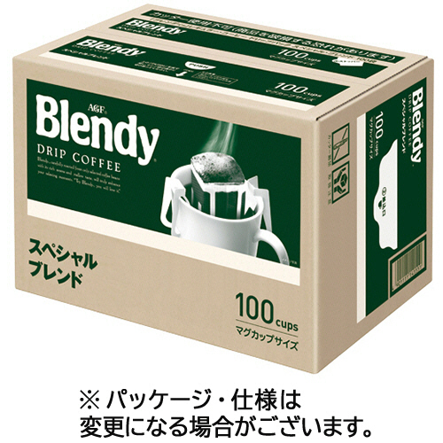 【クリックでお店のこの商品のページへ】味の素AGF ブレンディ レギュラーコーヒー ドリップパック スペシャルブレンド 7g 1箱(100袋) 4901111193260