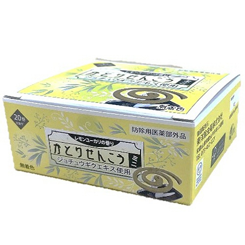 東洋除虫菊　かとりせんこうミニ　レモンユーカリの香り　１箱（２０巻）1