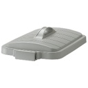 リス　ＷＯＲＫ＆ＷＯＲＫ　バイオペール　角型　４５Ｄ　４７Ｌ　フタ　グレー　ＤＳ－９８６－７７１－０　１個
