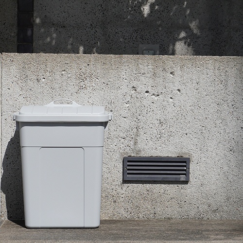 リス　ＷＯＲＫ＆ＷＯＲＫ　バイオペール　角型　４５Ｄ　４７Ｌ　フタ　グレー　ＤＳ－９８６－７７１－０　１個6