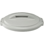 リス WORK&WORK バイオペール 丸型 45L フタ グレー DS-986-777-0 1個