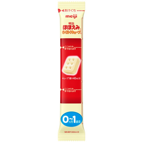 明治　乳児用ミルク　ほほえみ　らくらくキューブ　小箱　１０８ｇ（２７ｇ×４袋）　１箱3