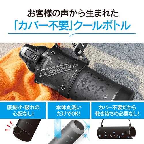 象印　ステンレスクールボトル（保冷専用）　１Ｌ　ブラック　ＳＤ－ＨＢ１０－ＢＡ　１本3