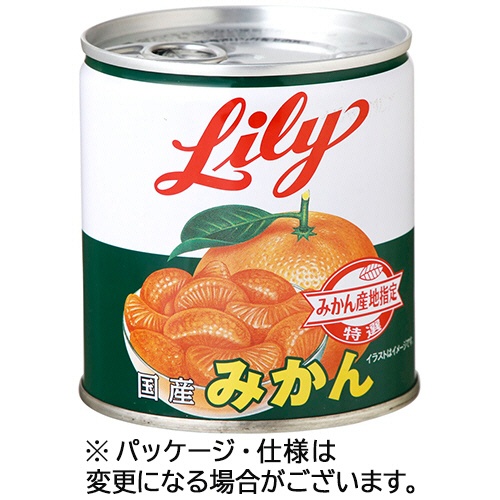 三菱食品　リリー　みかん（国産）　ＥＯ５号缶　２９５ｇ　１缶1
