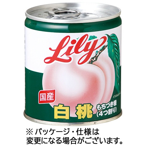 三菱食品　リリー　白桃（もちづき）　ＥＯ５号缶　２９５ｇ　１缶1