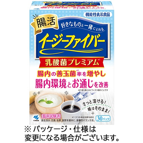 小林製薬　イージーファイバー乳酸菌プレミアム　６．７５ｇ／パック　１箱（３０パック）1