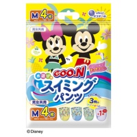 大王製紙 グーン 水遊び用 スイミングパンツ 男女共用 Mサイズ(6-12kg) 1パック(4枚)