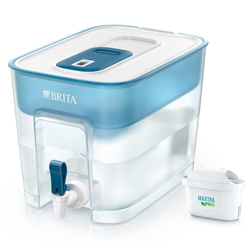 ブリタ　タンク型浄水器　フロー　８．２Ｌ　ブルー　マクストラプロカートリッジ１個付　１個1