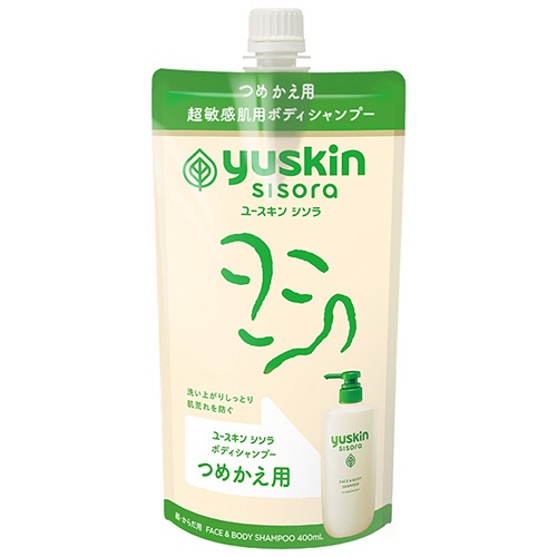 ユースキン製薬　ユースキン　シソラ　ボディシャンプー　４００ｍＬ　つめかえ用　１個1