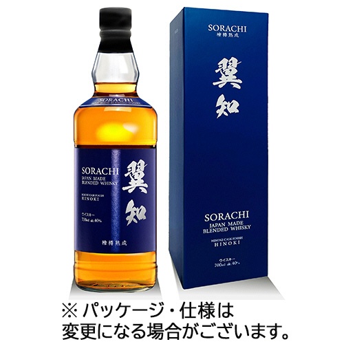 シーウィングス　檜樽熟成　ＳＯＲＡＣＨＩ　翼知　４０度　７００ｍＬ　瓶　１本1