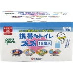 ケンユー　携帯ミニトイレ　プルプル　１８ＡＰ－２０　１パック（１８個）