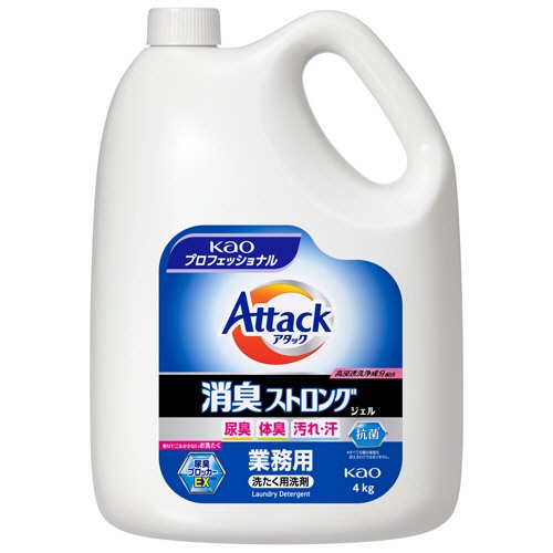 花王　アタック　消臭ストロングジェル　業務用　４ｋｇ　１本1