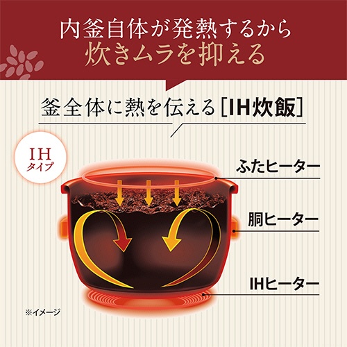 象印　ＩＨ炊飯ジャー「極め炊き」　１升炊き　ブラック　ＮＷ－ＱＡ１８－ＢＡ　１台3