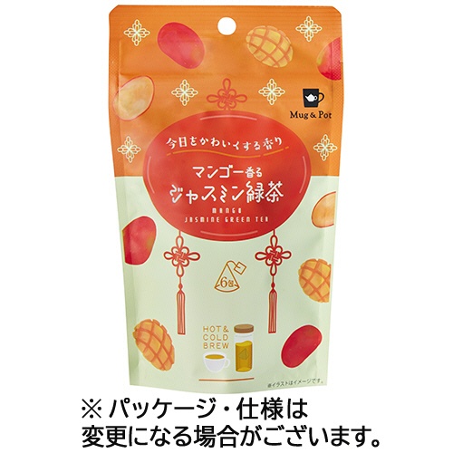 東京ティートレーディング　Ｍｕｇ＆Ｐｏｔ　マンゴー香るジャスミン緑茶　１袋（６バッグ）1