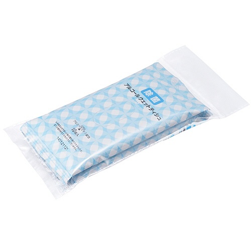 伊藤忠リーテイルリンク　携帯用アルコール除菌ウェット　１パック（２０枚：１０枚×２個）2