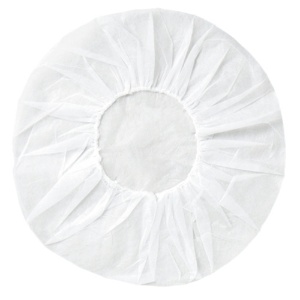 川西工業　不織布アイソレーションヘアキャップ　ホワイト　７０４７　１箱（１００枚）2