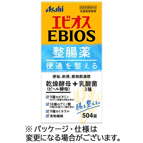 アサヒグループ食品　エビオス整腸薬　１個（５０４錠）1