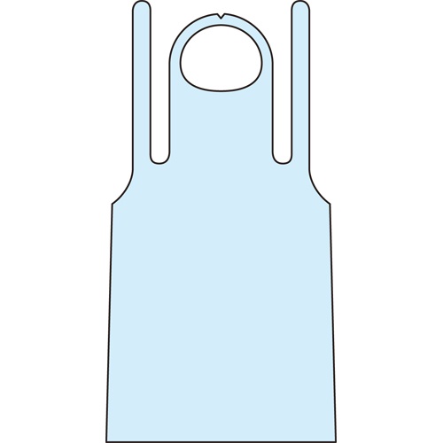 ファーストレイト　ＰＥエプロンＮ　袖なし　ピンク　ＦＲ－８３６　１箱（５０枚）4