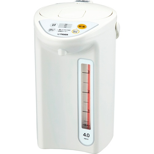 タイガー魔法瓶　マイコン電動ポット　４Ｌ　ホワイト　ＰＤＲ－Ｇ４０１Ｗ　１台1