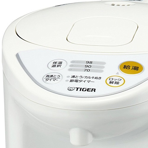 タイガー魔法瓶　マイコン電動ポット　４Ｌ　ホワイト　ＰＤＲ－Ｇ４０１Ｗ　１台2