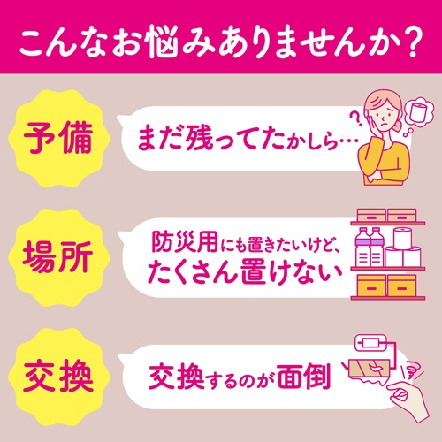 日本製紙クレシア　スコッティ　フラワーパック　３倍長持ち　ダブル　芯あり　７５ｍ　香り付き　１パック（４ロール）6