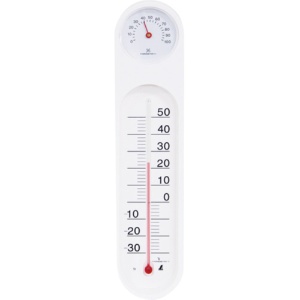 シンワ測定　温湿度計　ＰＣオーバル　４８９２７　１個1