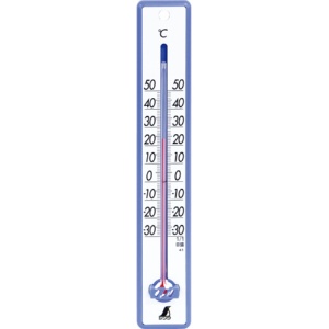 シンワ測定　寒暖計　２５ｃｍ　ブルー　４８３５６　１個1