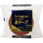 古藤工業　梱包用布テープ　プレミアムモンフ　５０ｍｍ×２５ｍ　黄土