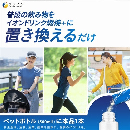 ファイン　イオンドリンク　燃焼プラス　スポーツドリンクの味　５００ｍＬ用（３．２ｇ）／本　１箱（２０本）7