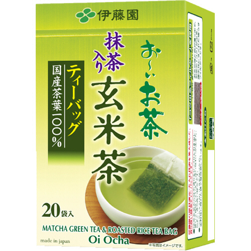 たのめーる 伊藤園 おーいお茶 抹茶入り玄米茶ティーバッグ 2 0g 1袋