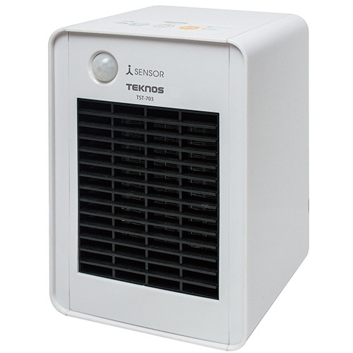 千住　ＴＥＫＮＯＳ　消臭ミニセラミックヒーター人感センサー付　７００Ｗ　ホワイト　ＴＳＴ－７０８　１台1