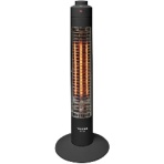 千住　ＴＥＫＮＯＳ　スリムハロゲンヒーター　３００Ｗ　１灯　ブラック　ＰＨ－３１８Ｋ　１台