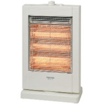 千住　ＴＥＫＮＯＳ　直管型ハロゲンヒーター　４００Ｗ　管３灯　ホワイト　ＰＨ－１２１２（Ｗ）　１台