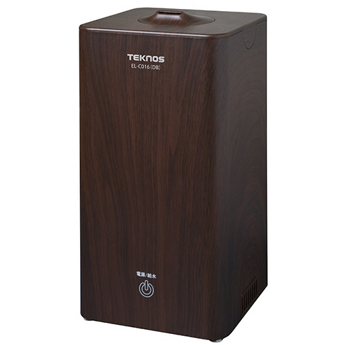 千住　ＴＥＫＮＯＳ　超音波加湿器　１．０Ｌ　木目ダークブラウン　ＥＬ－Ｃ０１６（ＤＢ）　１台1
