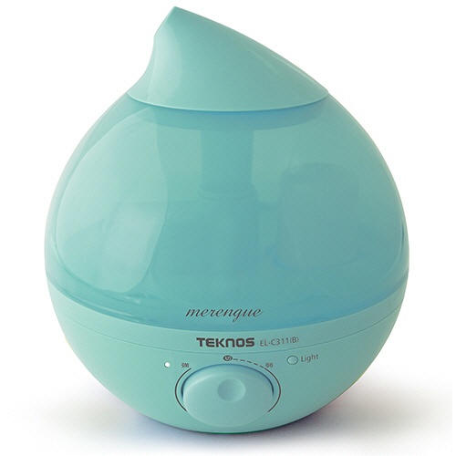 千住　ＴＥＫＮＯＳ　ＬＥＤ　滴型超音波加湿器　メレンゲ（Ａｇ＋カートリッジ）　２．８Ｌ　ブルー　ＥＬ－Ｃ３１１（Ｂ）　１台1