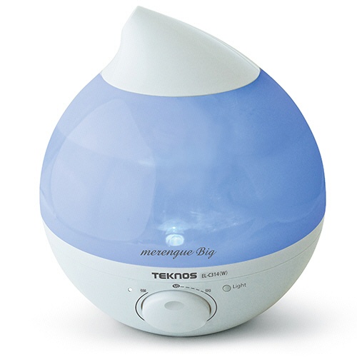 千住　ＴＥＫＮＯＳ　ＬＥＤ　滴型超音波加湿器　メレンゲＢｉｇ（Ａｇ＋カートリッジ）　３．６Ｌ　ホワイト　ＥＬ－Ｃ３１４（Ｗ）　１台2