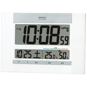セイコー　快適度表示付　デジタル電波時計　ＳＱ４２９Ｗ　１台
