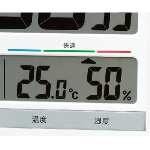 セイコー　快適度表示付　デジタル電波時計　ＳＱ４２９Ｗ　１台3