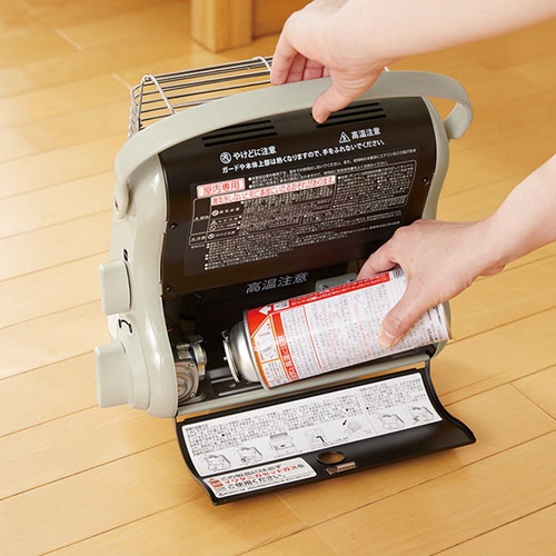 岩谷産業　カセットガスストーブ　ポータブルタイプ　マイ暖　アイボリー　屋内専用　ＣＢ－ＳＴＶ－ＭＹＤ３　１台6