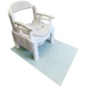 東京メディカル　ポータブルトイレ用マット　約１０００×７００ｍｍ　山葵色（わさび）　ＫＧ－１０７０　１パック（５枚）