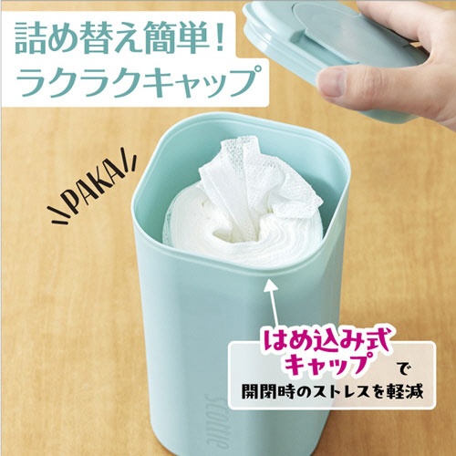 日本製紙クレシア　スコッティ　パーフェクトフィット　ウェットティシュー　除菌　アルコールタイプ　本体　ミストブルー　１個（１００枚）4