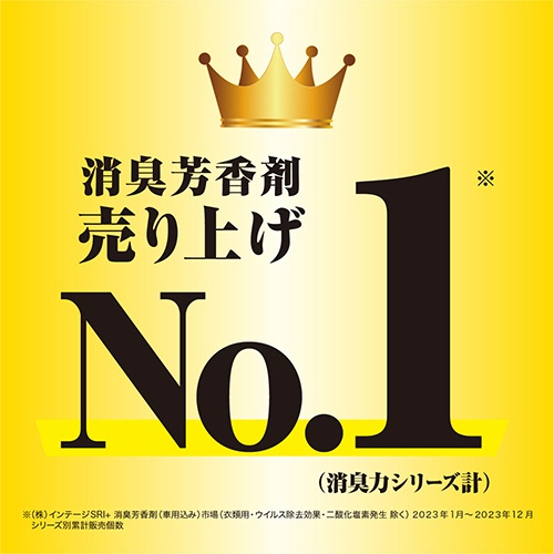 エステー　トイレの消臭力　Ｐｒｅｍｉｕｍ　Ａｒｏｍａ　クリスタルスノー　４００ｍＬ　１個5