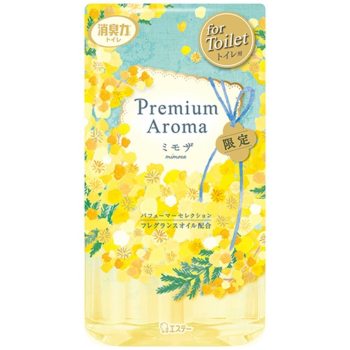 エステー　トイレの消臭力　Ｐｒｅｍｉｕｍ　Ａｒｏｍａ　ミモザ　４００ｍＬ　１個1
