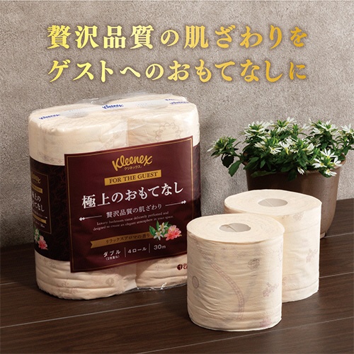 日本製紙クレシア　クリネックス　極上のおもてなし　ダブル　３０ｍ　１パック（４ロール）2