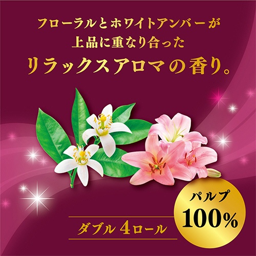 日本製紙クレシア　クリネックス　極上のおもてなし　ダブル　３０ｍ　１パック（４ロール）4